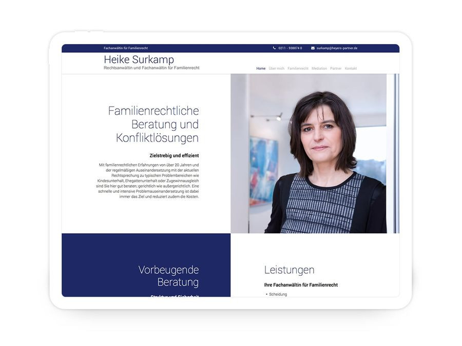 Rechtsanw�ltin und Fachanw�ltin f�r Familienrecht Heike Surkamp